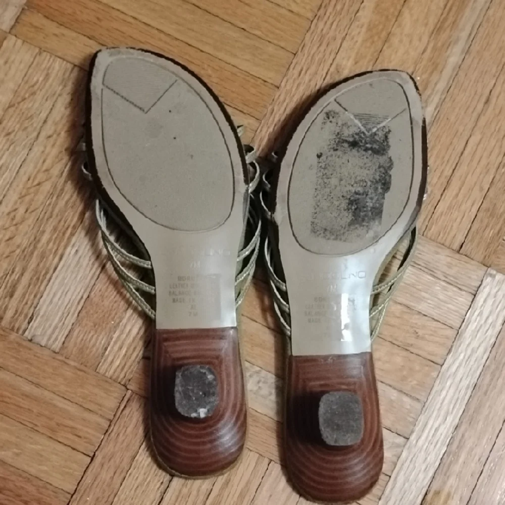 Bandolino Olive Green Women's Sandals - Picture 2 of 5